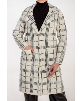 Ζακέτα μακριά σενίλ - 0065-2